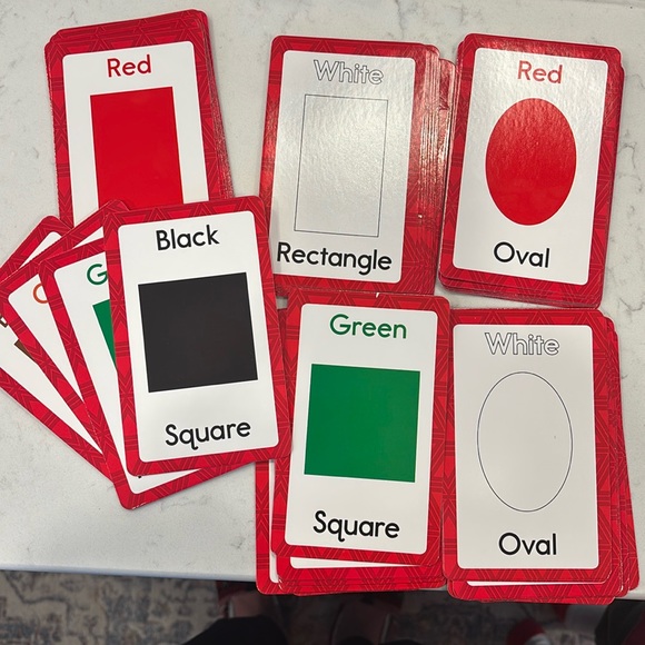 Toys | Shape And Color Flashcards 54 Cards | Poshmark